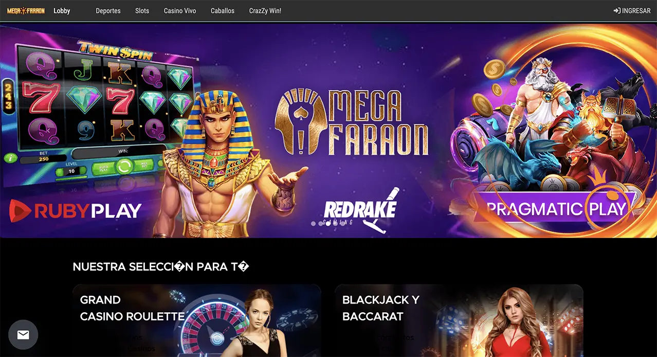 MegaFaraon casino en línea